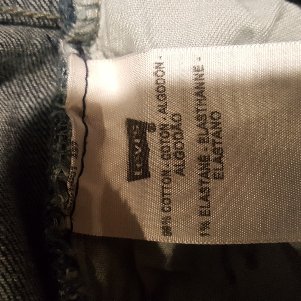 Lightly worn Levi Strauss 524 stretch jeans